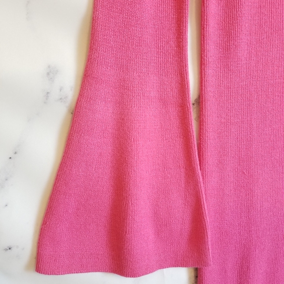 LOVERS + Friends Pink Off the shoulder Knit/Sweater Dress, XL - Picture 5 of 9